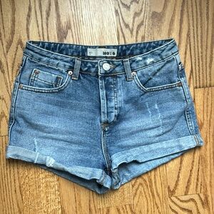 Topshop Moto Jean Shorts